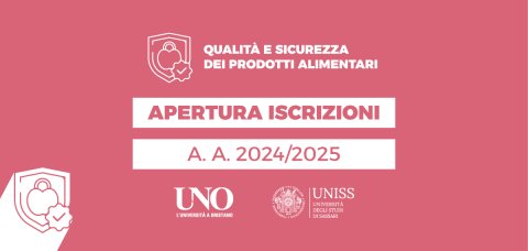 Pubblicato il bando per l’ammissione al corso di laurea magistrale in Qualità e Sicurezza dei Prodotti Alimentari per l’A.A. 2024/2025