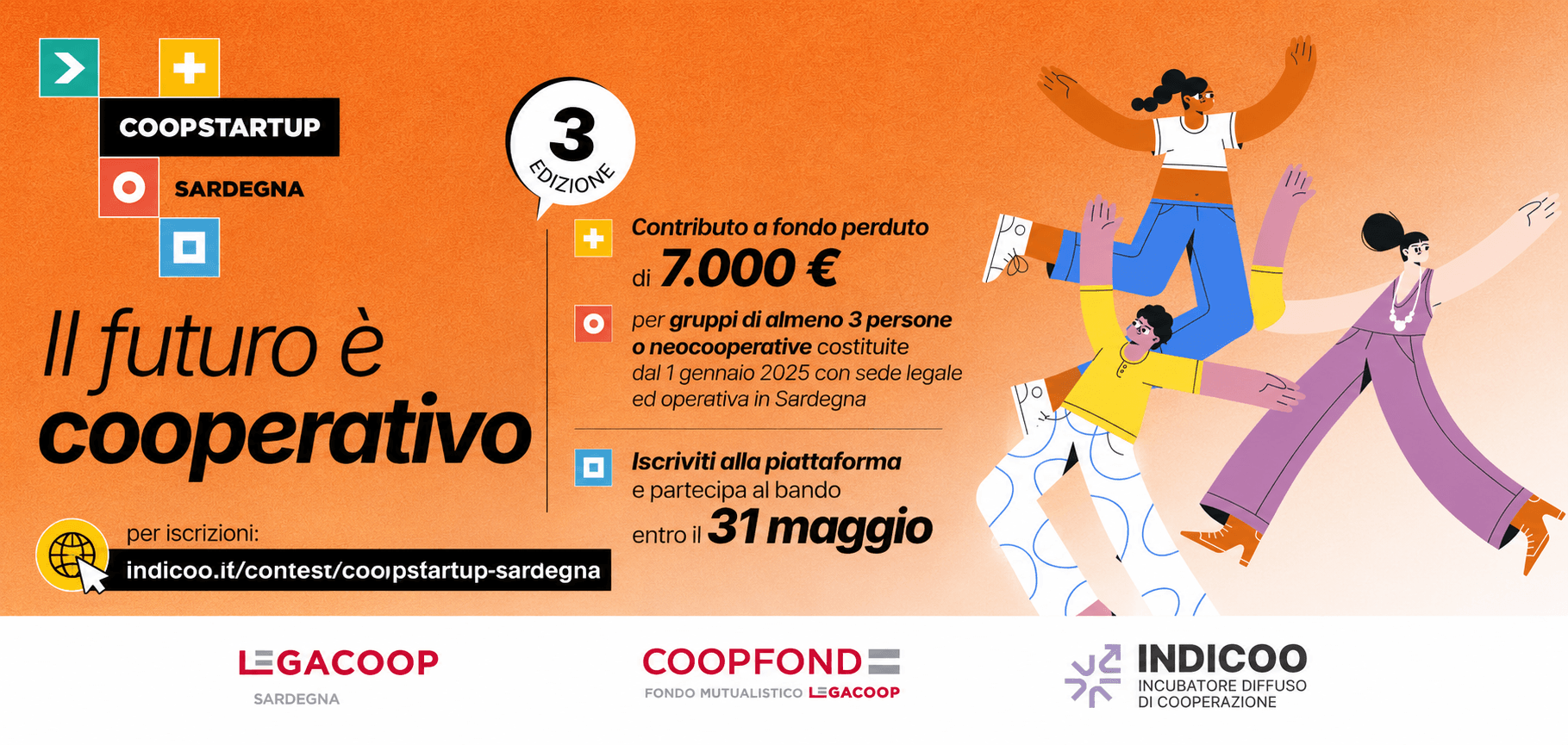 “Il futuro è cooperativo”: al via la III edizione di Coopstartup Sardegna