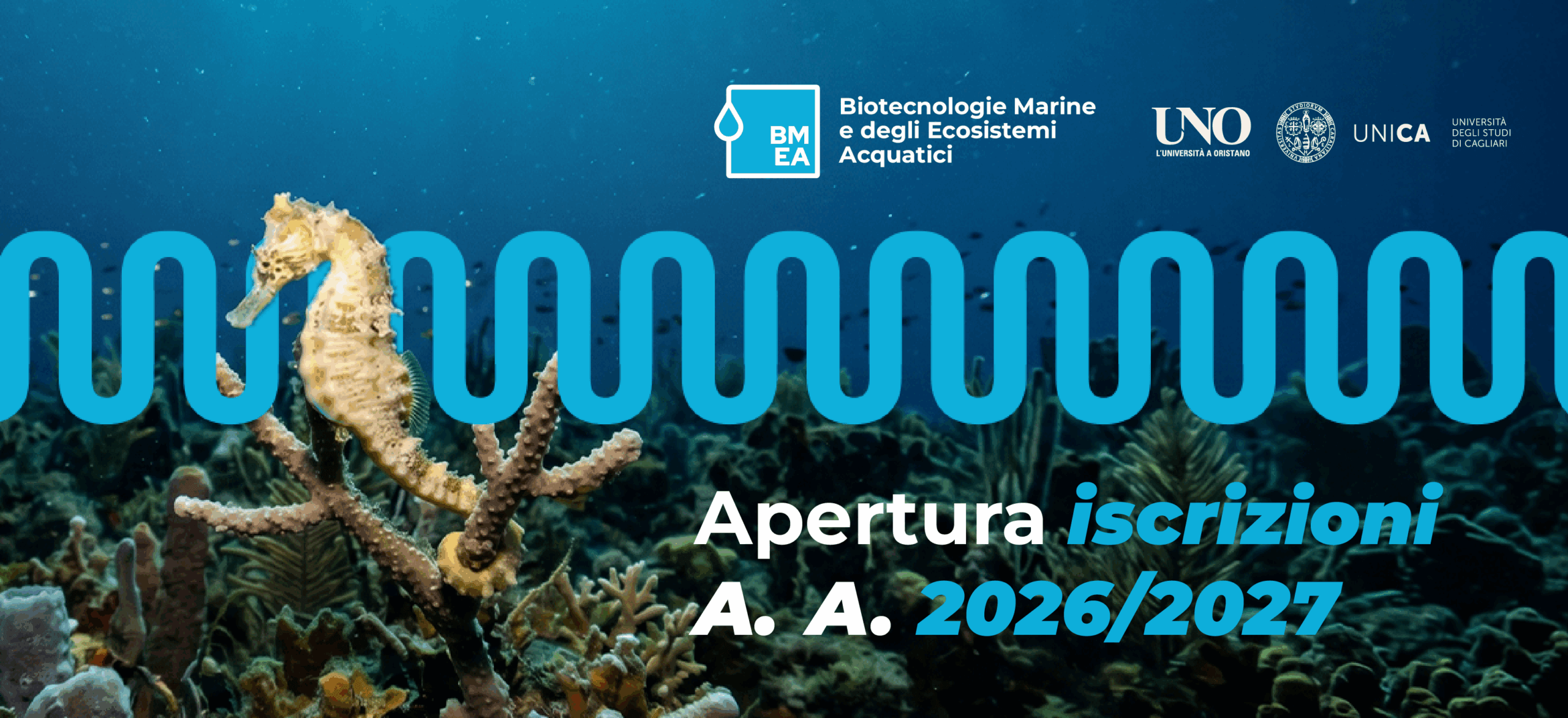 Al via le immatricolazioni per il corso di Biotecnologie Marine e degli Ecosistemi Acquatici