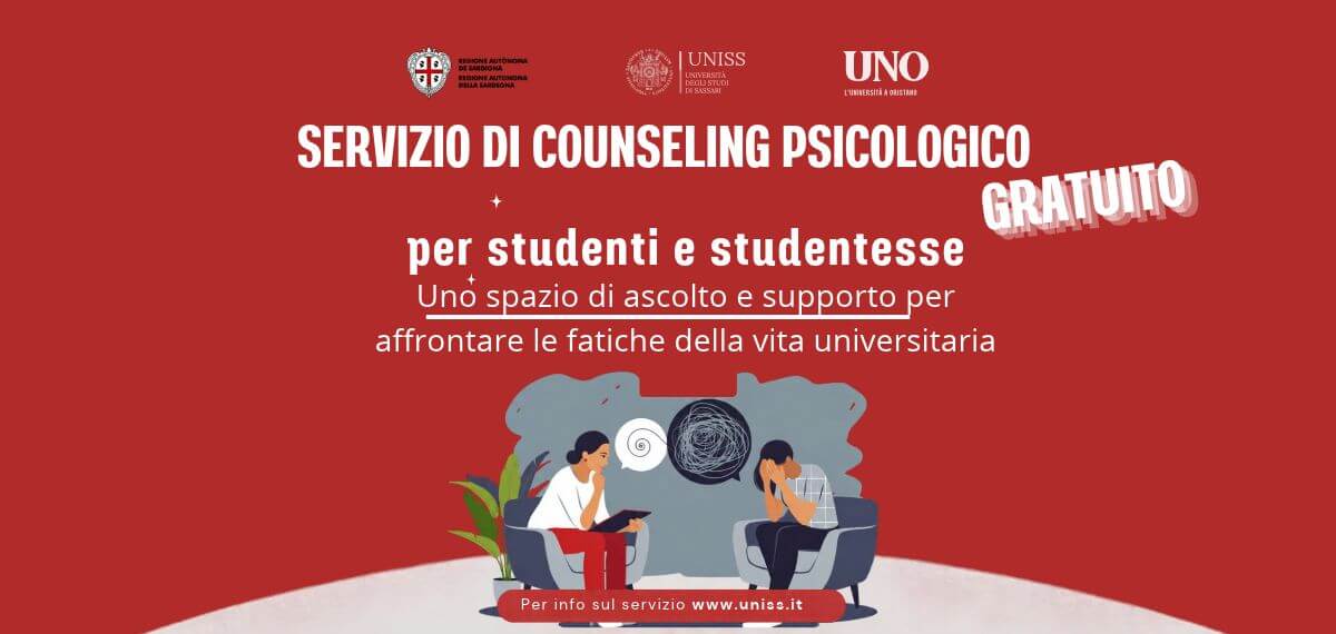 Studenti UNISS: arriva il Servizio di counseling e sostegno psicologico